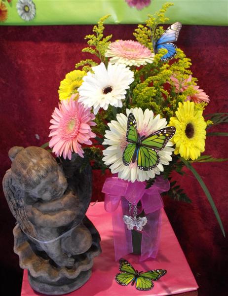 Gerbera daisies, flowers, floral, valentine's